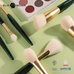 Customizable Art Makeup Brushes with Premium Paper Box – Classic Design Wood Handles