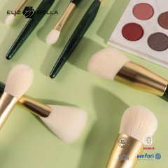 Customizable Art Makeup Brushes with Premium Paper Box – Classic Design Wood Handles