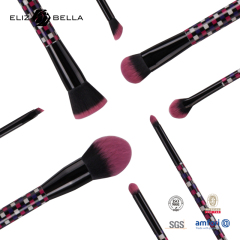 Premium Synthetic Bristles Brushes ,Aluminium Ferrule And Plastic Handles,Custom Finish