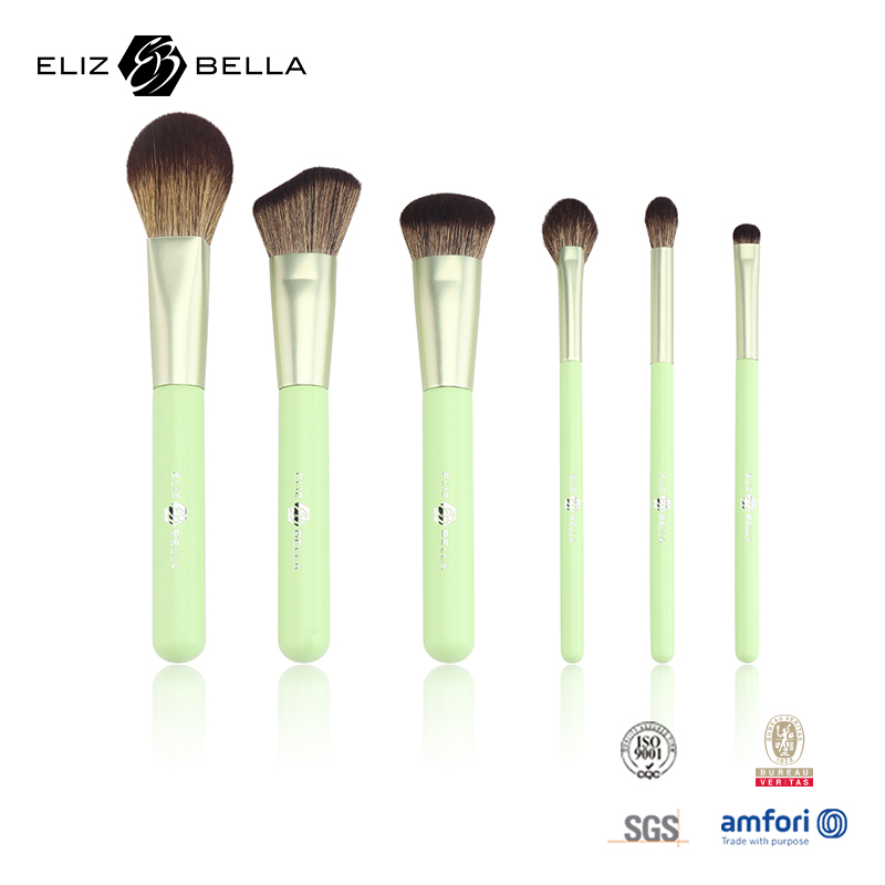 Professional-Grade Synthetic Fiber Brush – Durable Aluminum Ferrule & Wooden Handle – OEM Ready