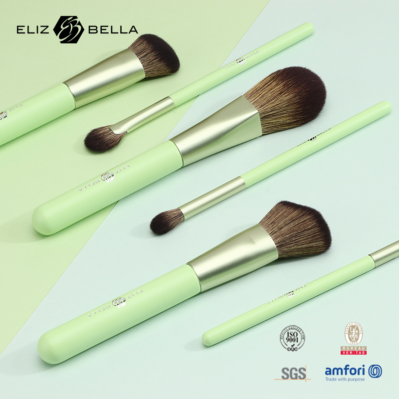 Professional-Grade Synthetic Fiber Brush – Durable Aluminum Ferrule & Wooden Handle – OEM Ready