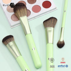 Professional-Grade Synthetic Fiber Brush – Durable Aluminum Ferrule & Wooden Handle – OEM Ready