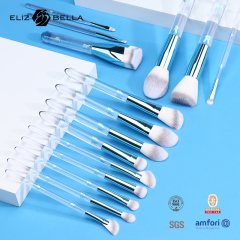 Premium Packaging Included: Fully Custom Synthetic Brushes with Aluminum Ferrule & Plastic Handle