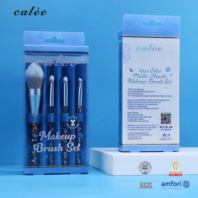 Luxury Paper Box Design + Custom Synthetic Brushes – Aluminum Ferrule, Plastic Handle