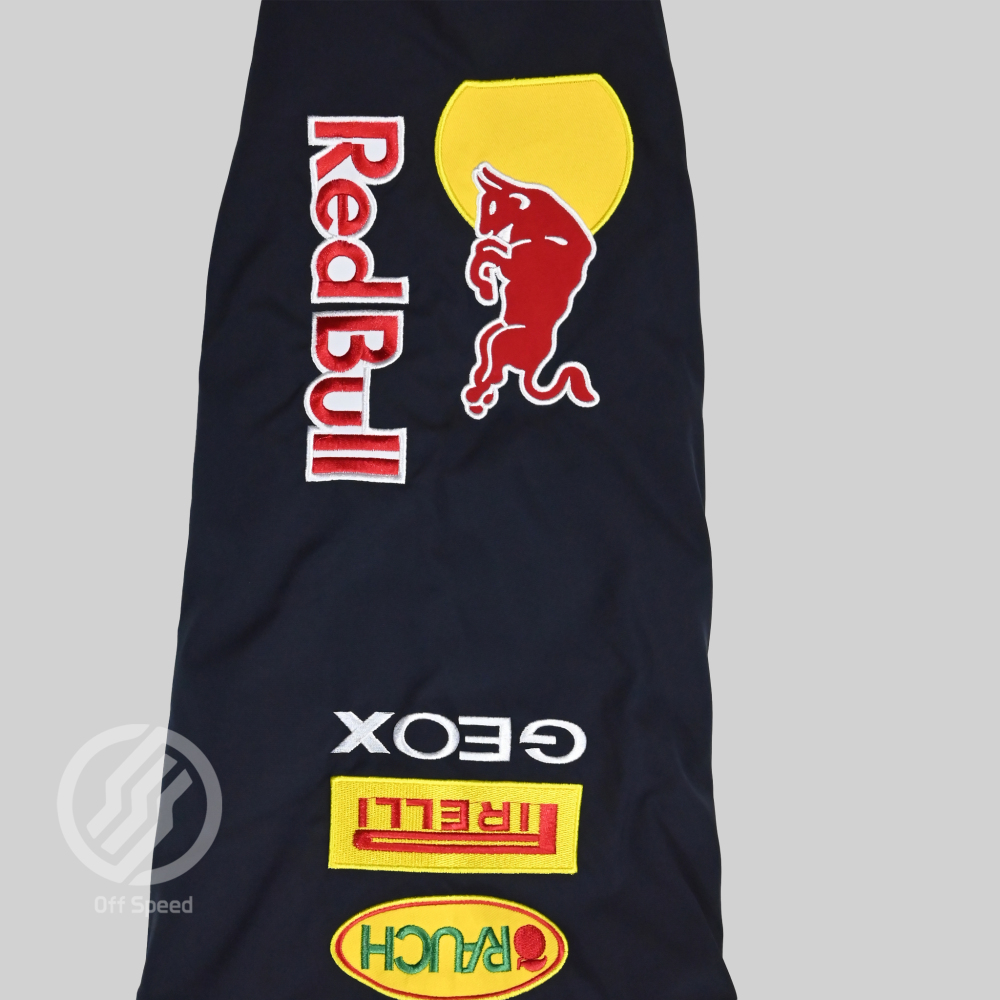 F1 RB Embroidered Vintage Racing Jacket Black