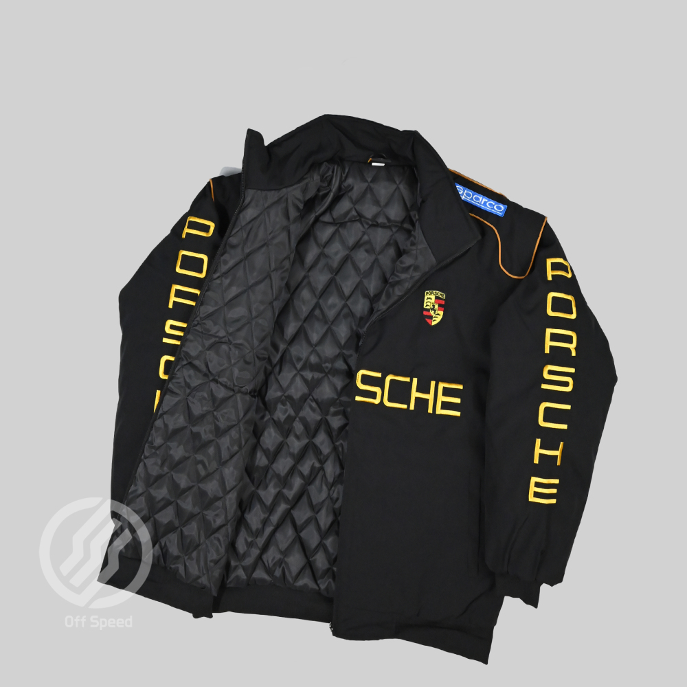F1 Porche Embroidered Vintage Racing Jacket