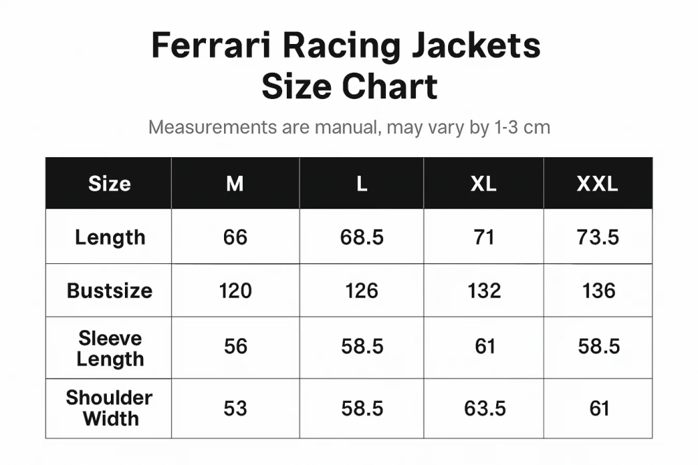 F1 Ferrari Embroidered Vintage Racing Jacket Red