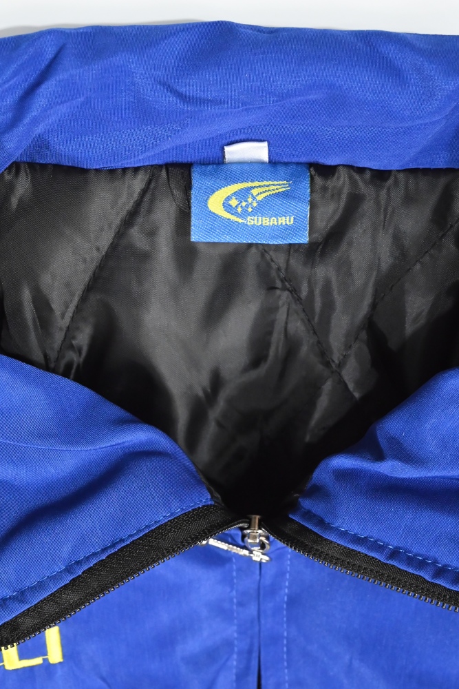 Subaru Rally Embroidered Vintage Racing Jacket Blue