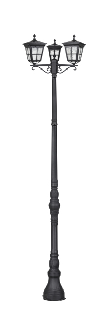 Solar Lamp Post triple heads