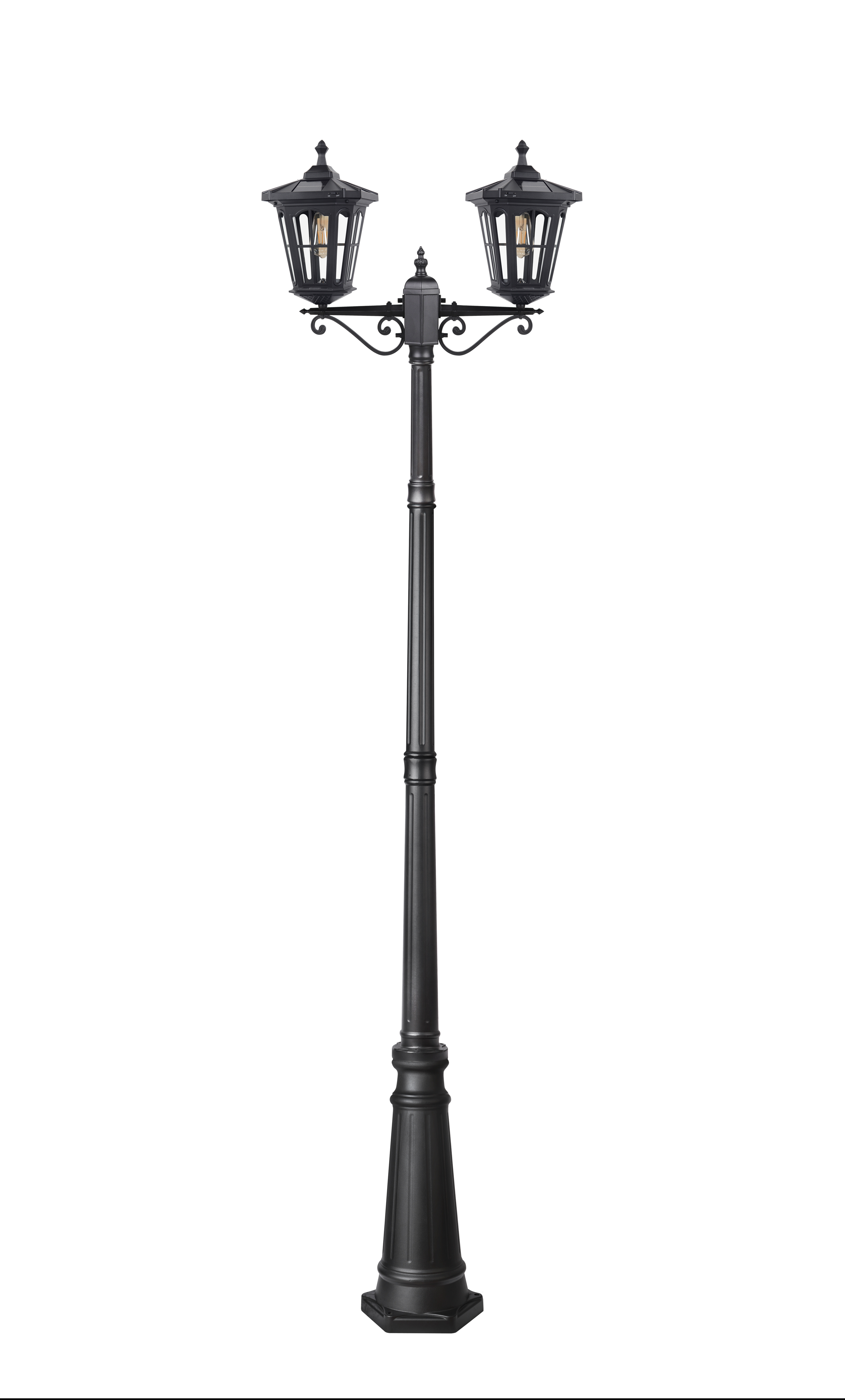 Solar Lamp Post dual heads