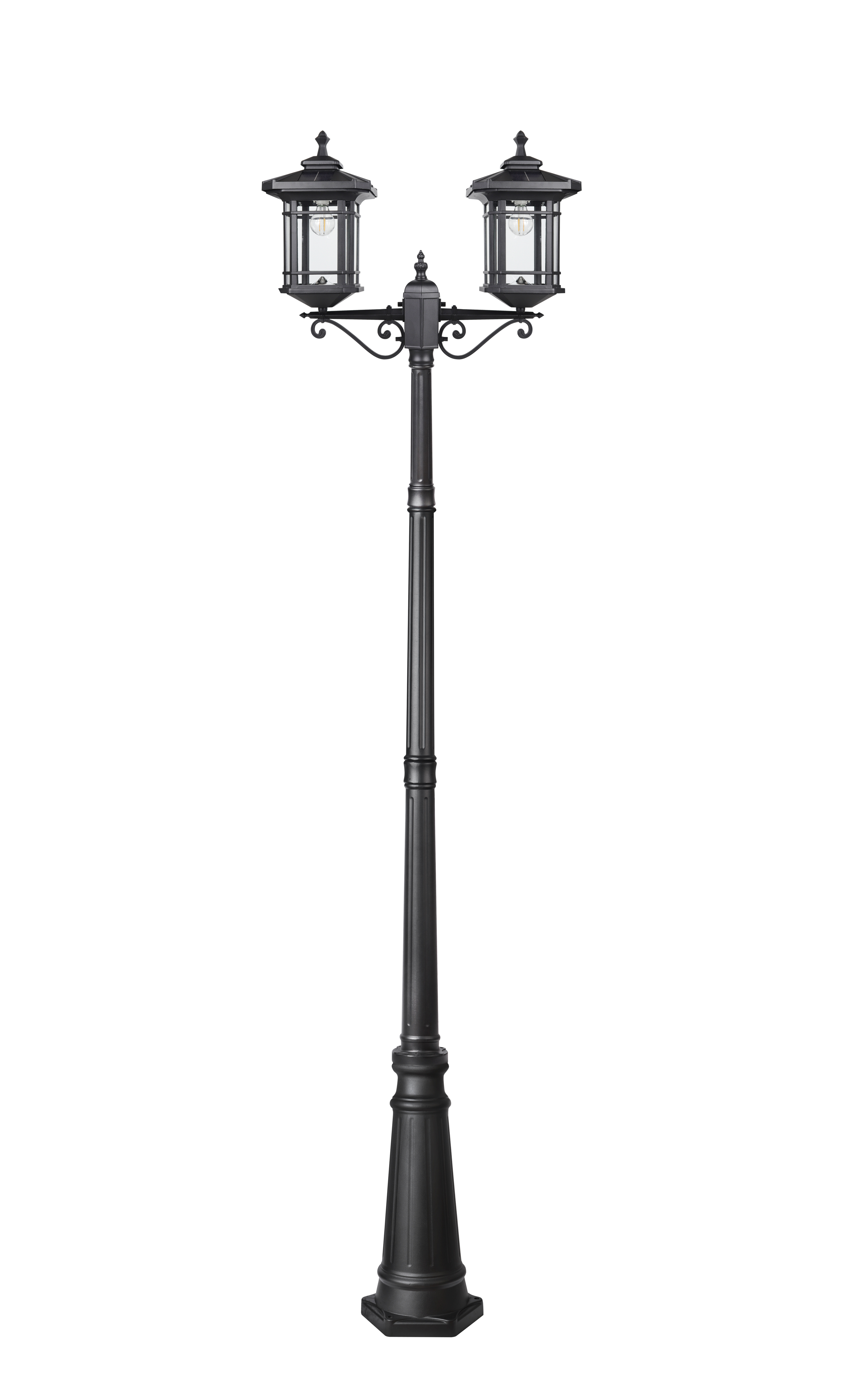 Solar Lamp Post dual heads