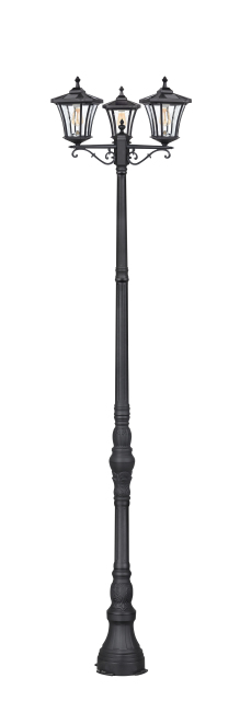 Solar Lamp Post triple heads