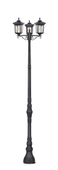 Solar Lamp Post Triple Heads