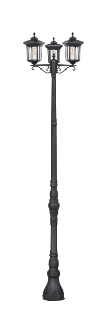 Solar Lamp Post Triple Heads