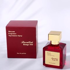 Cross-border Douyin hot-selling rose red Baccarat perfume ebony agarwood light fragrance long-lasting fragrance 70ml perfume wholesale