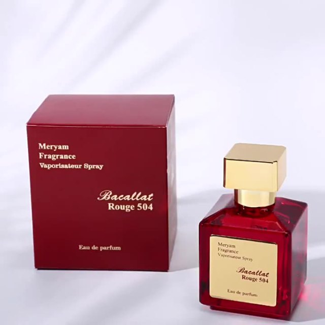 Cross-border Douyin hot-selling rose red Baccarat perfume ebony agarwood light fragrance long-lasting fragrance 70ml perfume wholesale