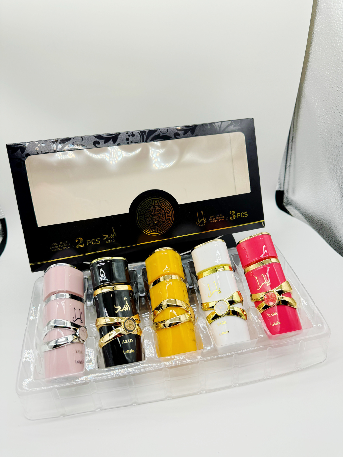 Cross-border hot-selling Yara men's and women's perfume 30ml*5 gift box long-lasting fragrance Middle East Dubai perfume spot