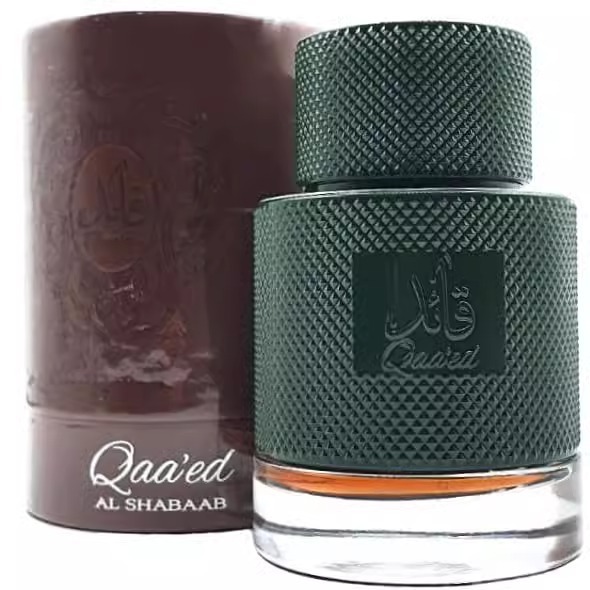 Cross-border hot selling lattafa Qaa'Ed Perfume cedar agarwood leather black 100ml Dubai perfume