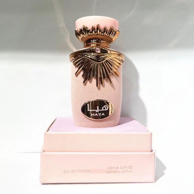 HAYA Pink 100ml Women's Perfume Cross-border Hot Product Middle Eastern Arabian Perfume Wholesale Foreign Trade Export