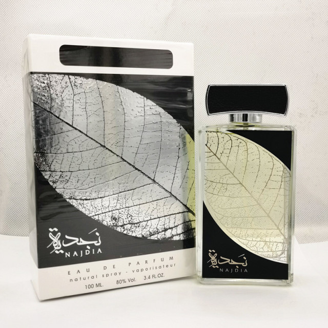 NAJDIA Arab men and women's perfume new banana leaf design Middle Eastern fragrance foreign trade cross-border supply long-lasting