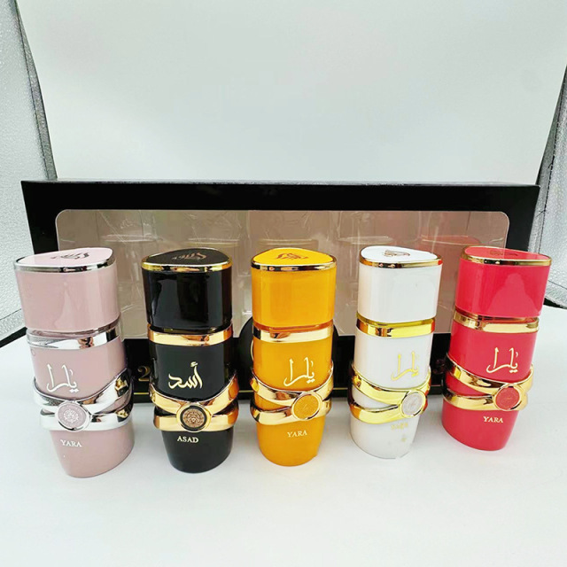 Cross-border hot-selling Yara men's and women's perfume 30ml*5 gift box long-lasting fragrance Middle East Dubai perfume spot
