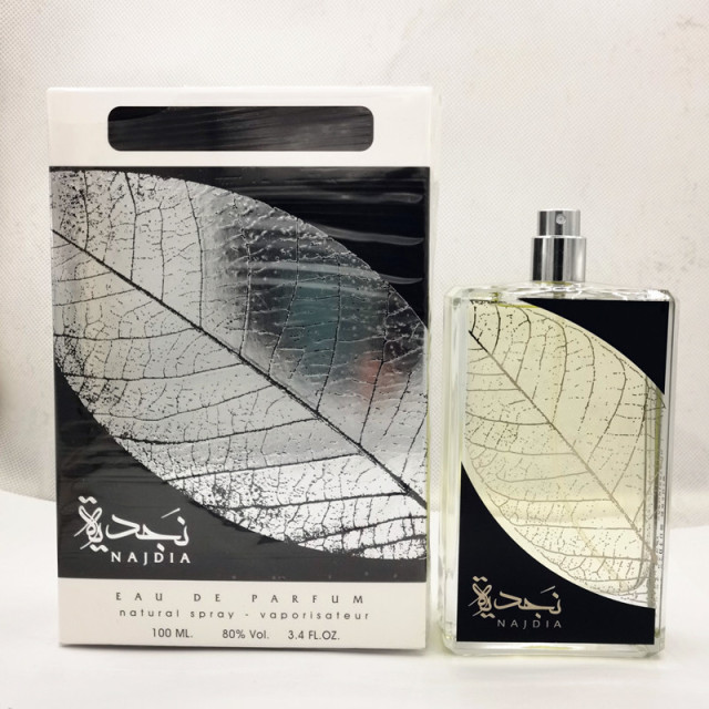 NAJDIA Arab men and women's perfume new banana leaf design Middle Eastern fragrance foreign trade cross-border supply long-lasting