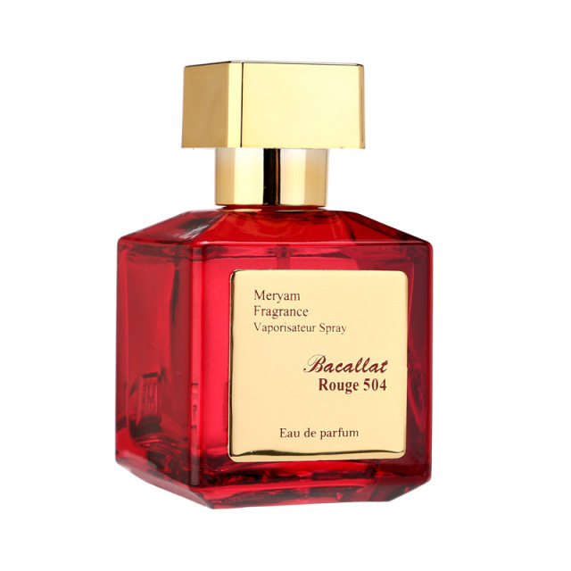Cross-border Douyin hot-selling rose red Baccarat perfume ebony agarwood light fragrance long-lasting fragrance 70ml perfume wholesale