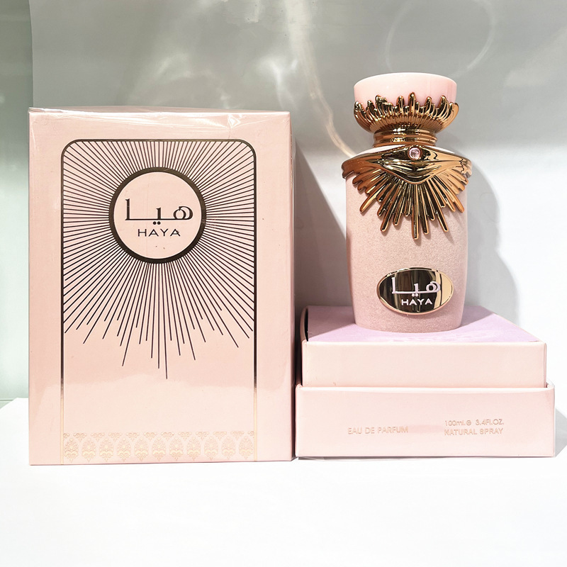 HAYA Pink 100ml Women's Perfume Cross-border Hot Product Middle Eastern Arabian Perfume Wholesale Foreign Trade Export