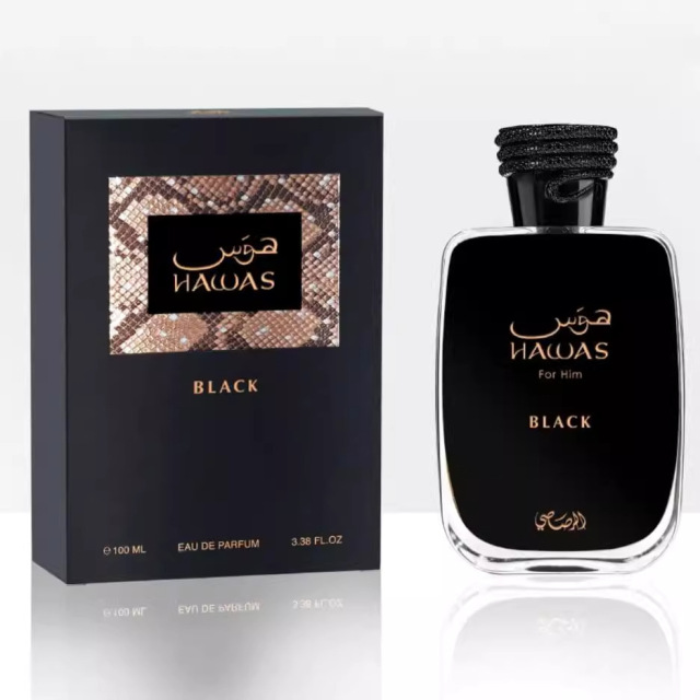 Cross-border foreign trade Rasasi Black Hawas for Him Harvey's Water Men's Perfume 100ml Hot Selling