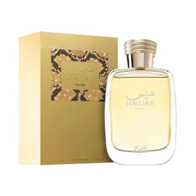 Cross-border RASASI HAWAS 3.33 EAU DE PARFUM SPRAY Golden Harvey Water