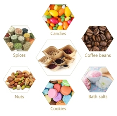 Stand-Up Reusable Sealable Zipper Food Storage Bags with Matte Windows for Product Packaging (Customization available)