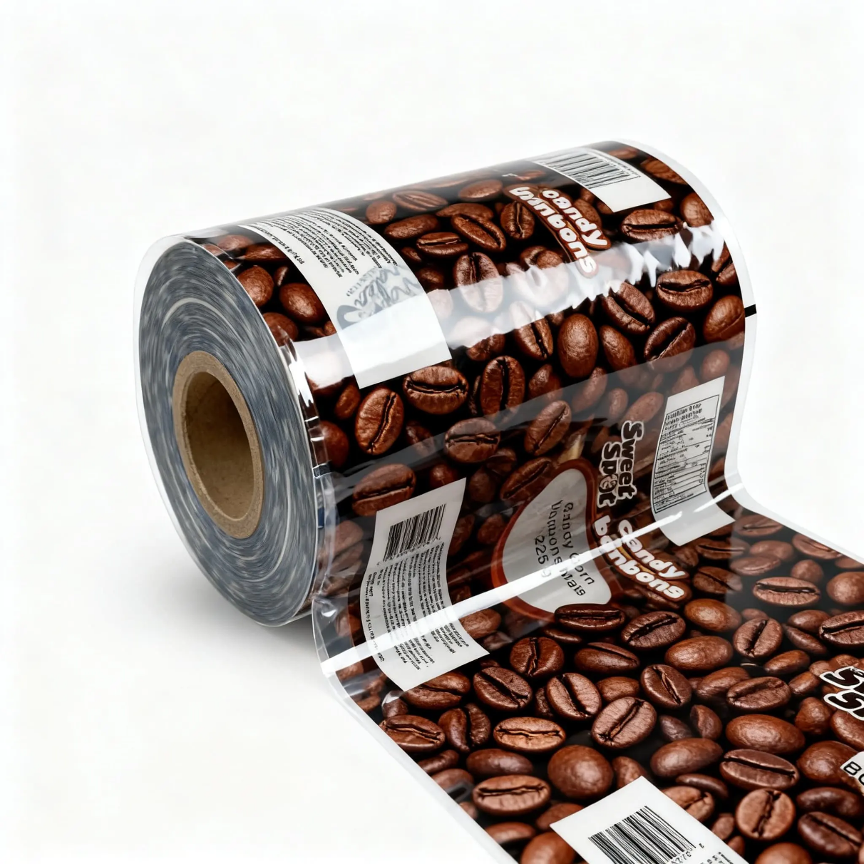 Custom Printed Colorful Food Packaging Film Bags for Coffee, Chocolate Bar and Candy Bar Wrapping Films (Customization available)