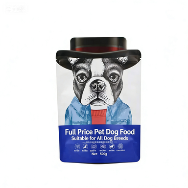 Custom Printed Pet Food Bag Aluminum Foil Stand Up Pouch for Dog Cat Food Packaging