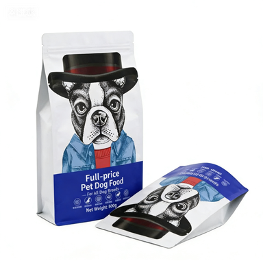 Custom Printed Pet Food Bag Aluminum Foil Stand Up Pouch for Dog Cat Food Packaging
