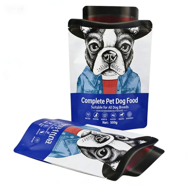 Custom Printed Pet Food Bag Aluminum Foil Stand Up Pouch for Dog Cat Food Packaging
