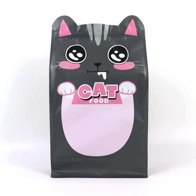 Custom Flexible Food-Grade Foil Plastic Bags, Stand-Up Zipper Pouch, Moisture-Proof for Pet Food Storage