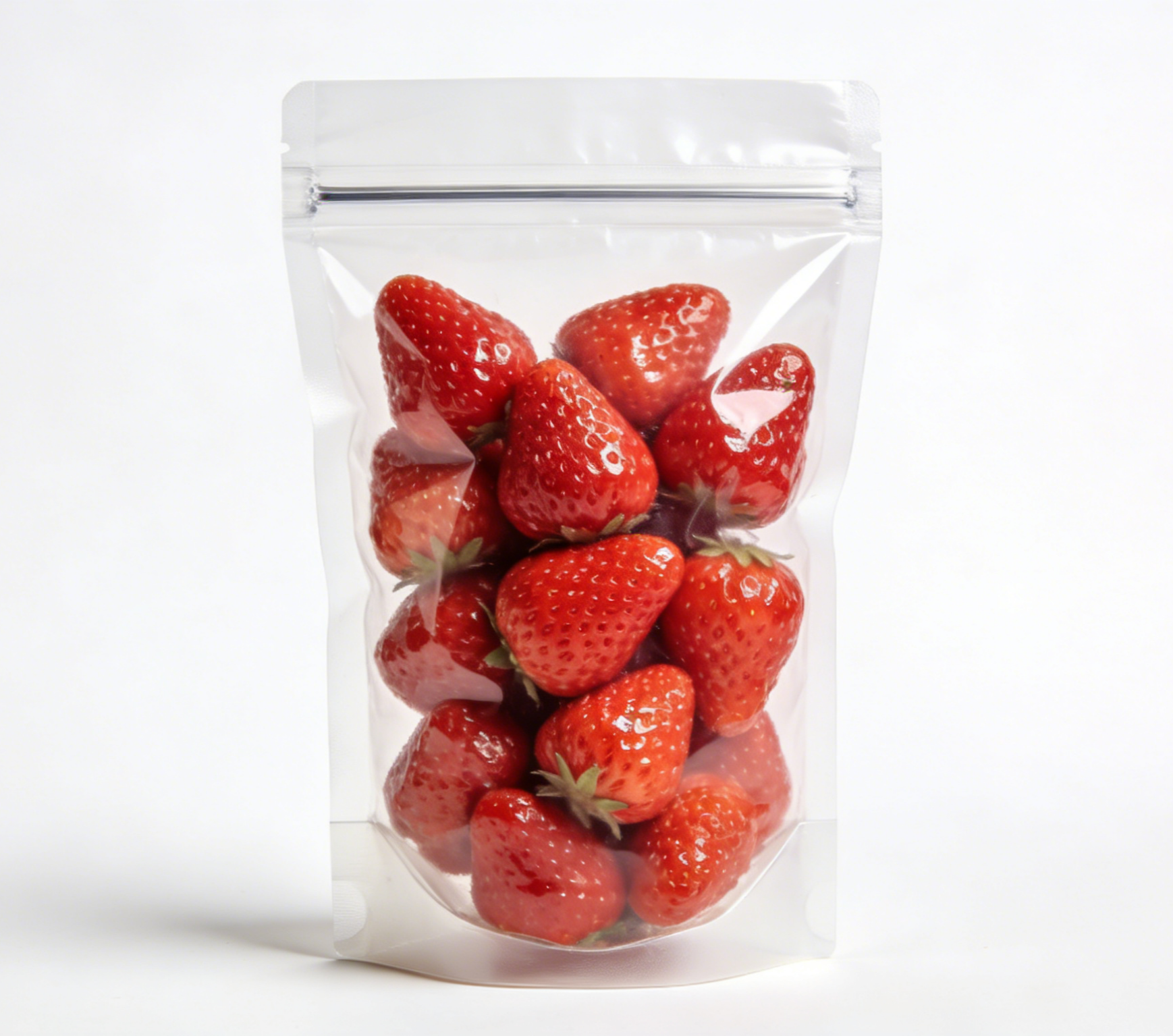 Self-standing Zipper Fresh Bag