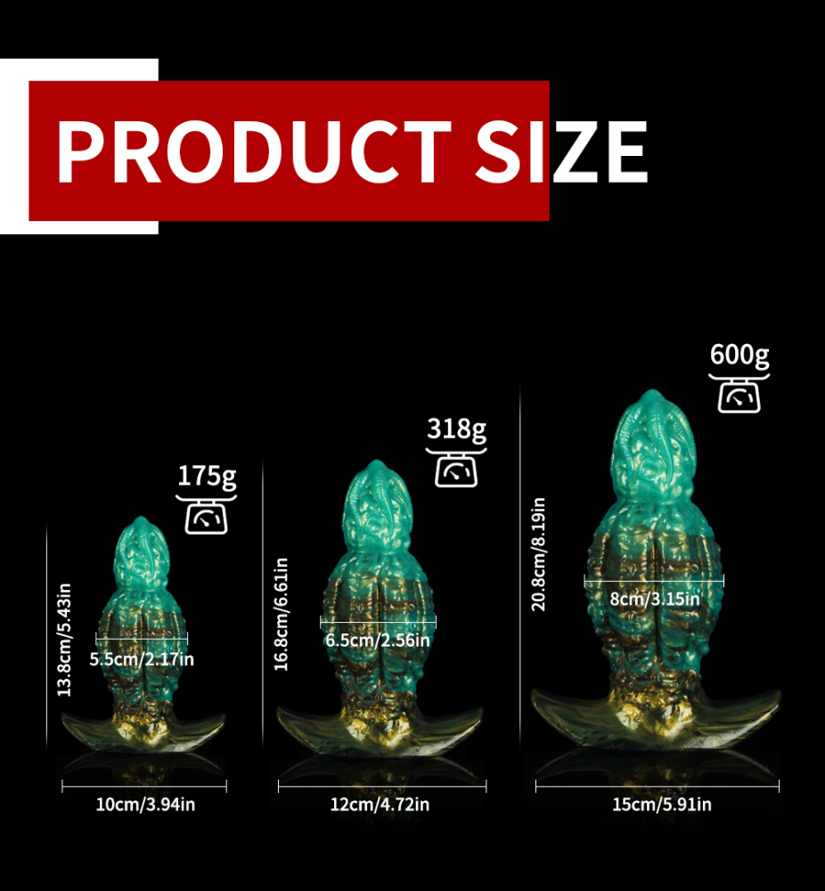 Anal plug   Liquid silicone  GS-006