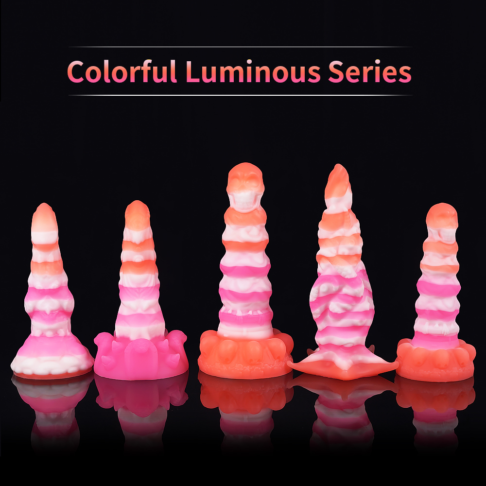 Universal for both men and women Liquid silicone Colorful Luminous Series