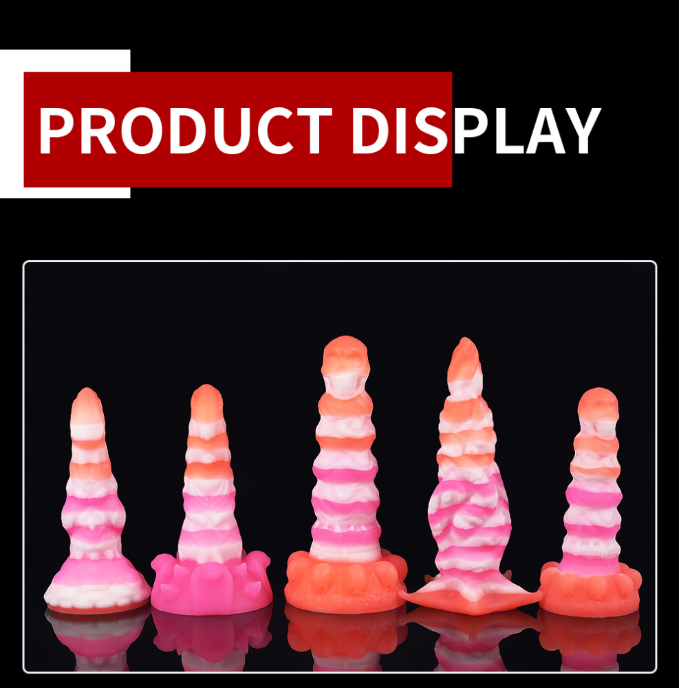 Universal for both men and women Liquid silicone Colorful Luminous Series