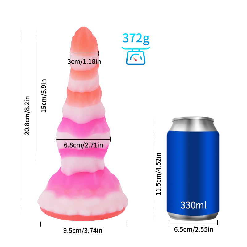 Universal for both men and women Liquid silicone Colorful Luminous Series