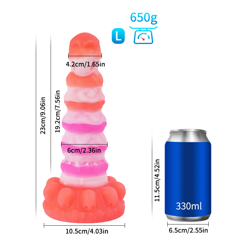 Universal for both men and women Liquid silicone Colorful Luminous Series