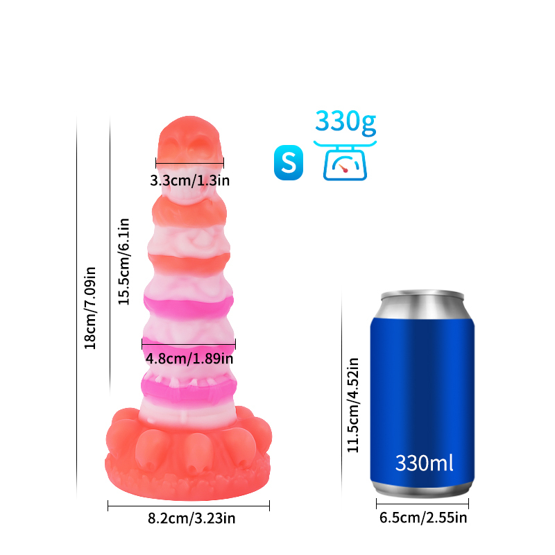 Universal for both men and women Liquid silicone Colorful Luminous Series