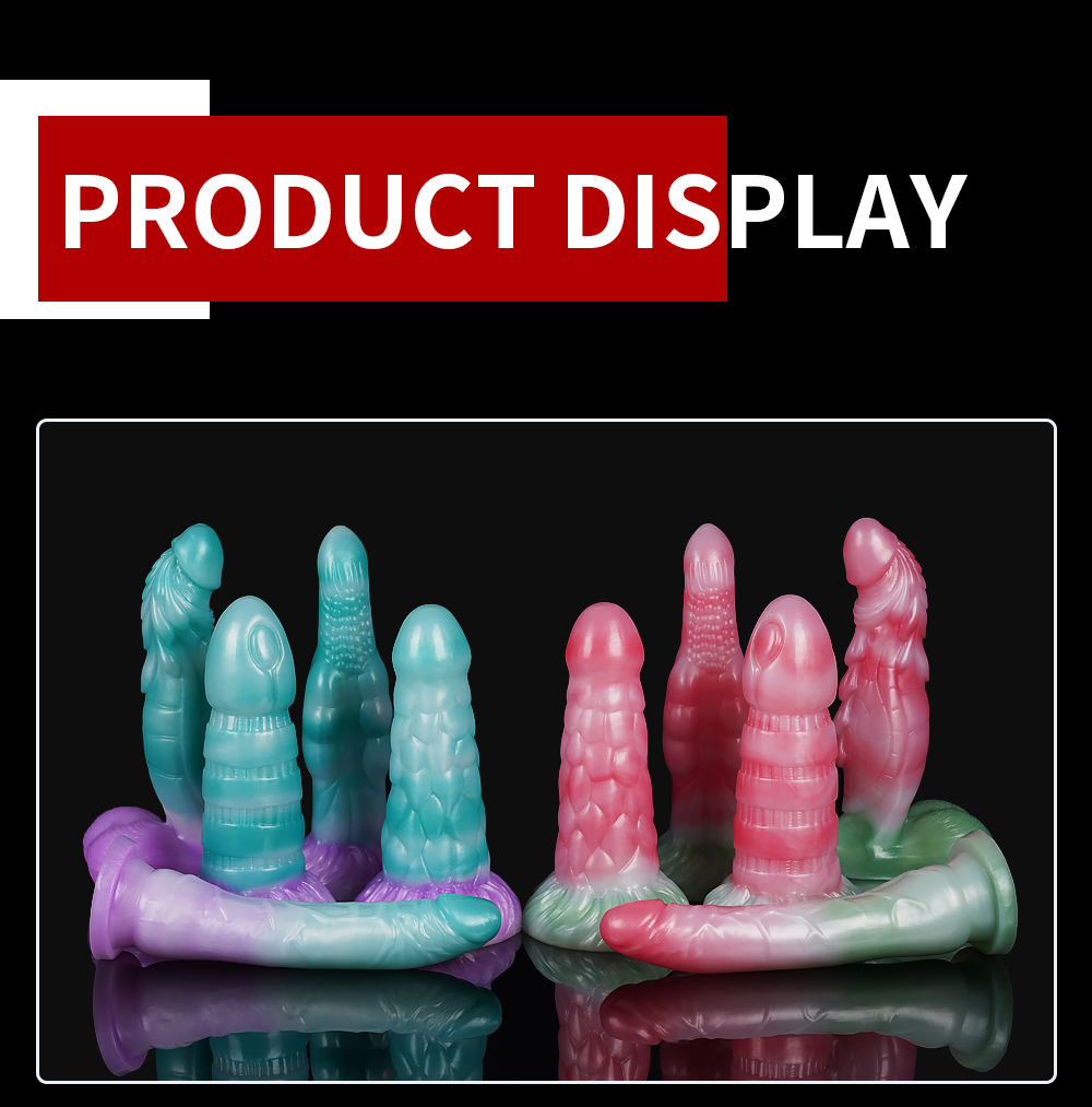 Universal for both men and women Liquid silicone Colorful Luminous Series