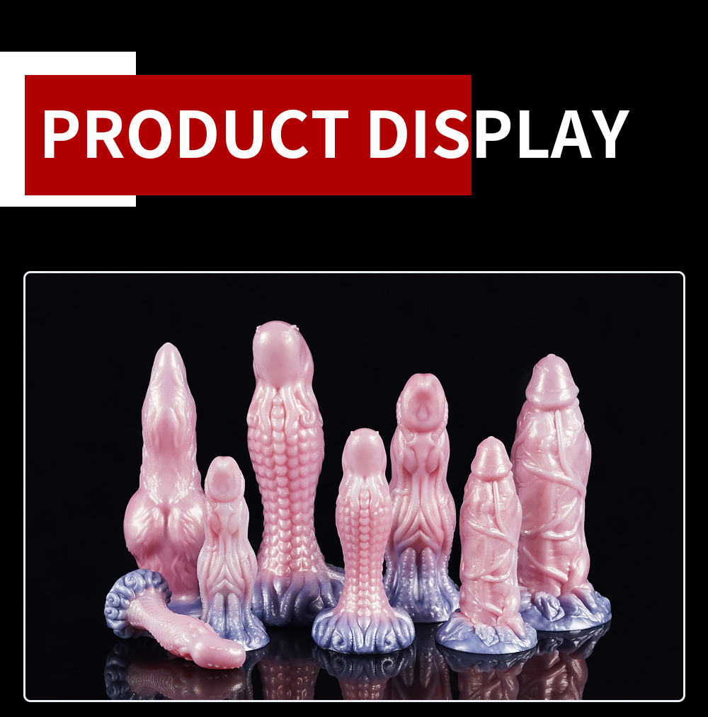 Universal for both men and women Liquid silicone Colorful Luminous Series