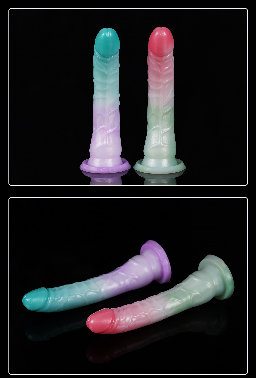 Universal for both men and women Liquid silicone Colorful Luminous Series