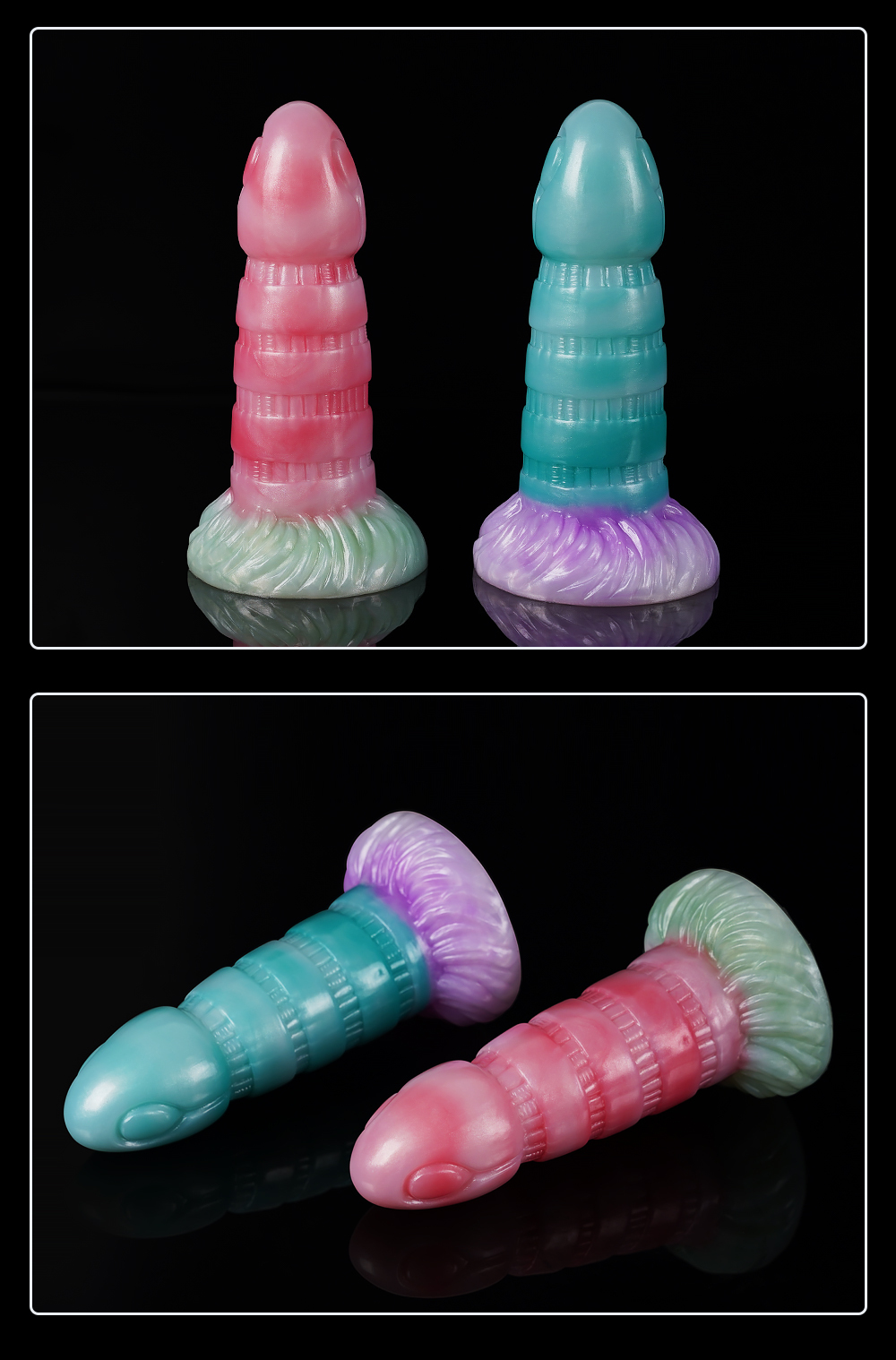 Universal for both men and women Liquid silicone Colorful Luminous Series
