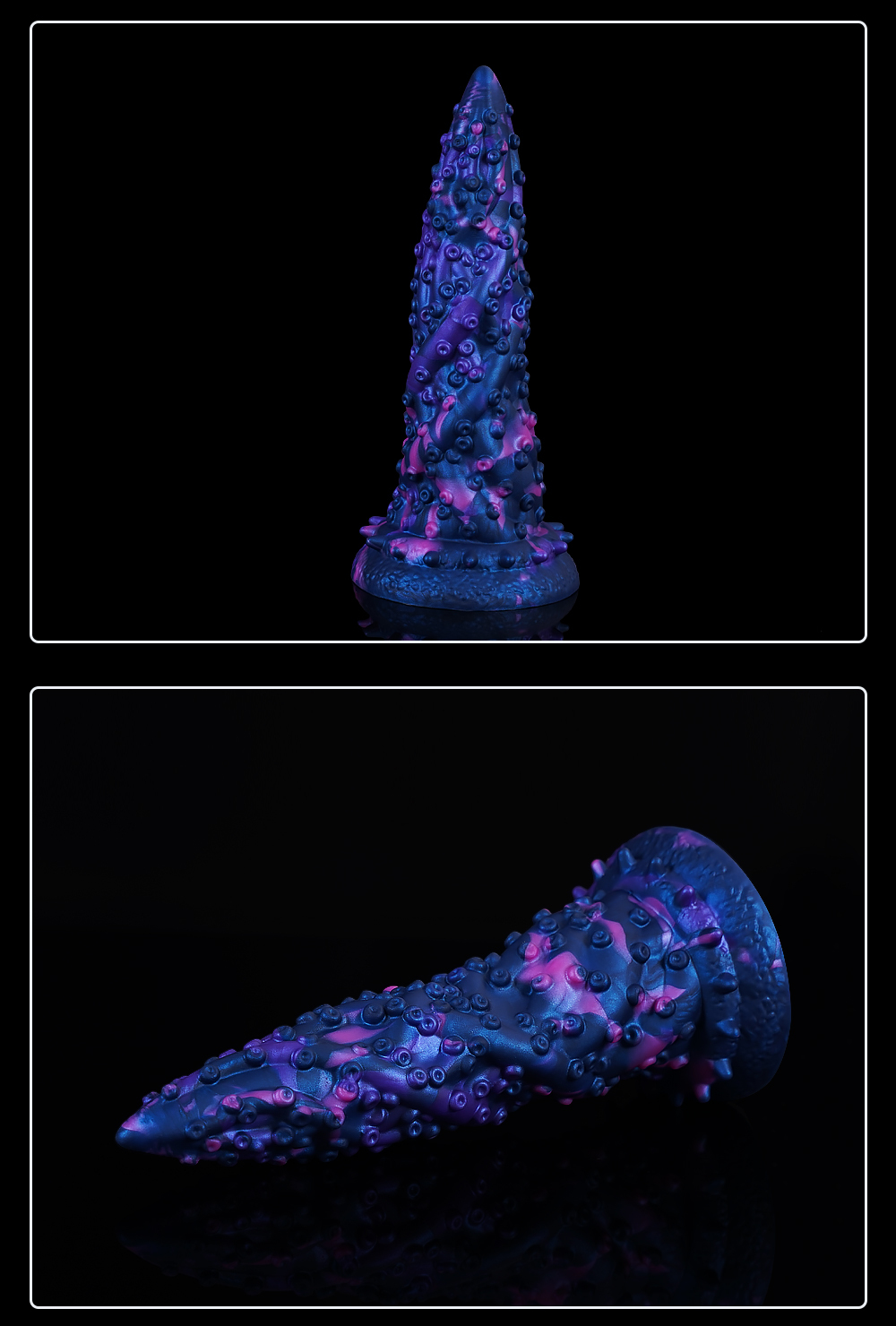 Universal for both men and women Liquid silicone Colorful Luminous Series Octopus