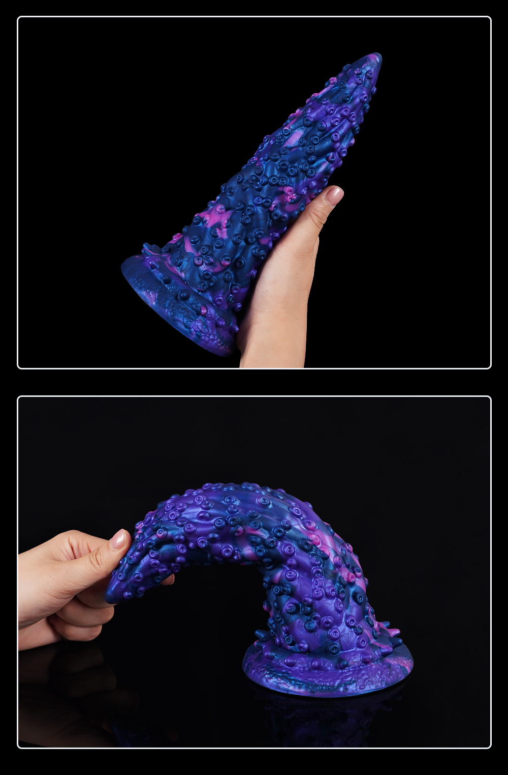 Universal for both men and women Liquid silicone Colorful Luminous Series Octopus