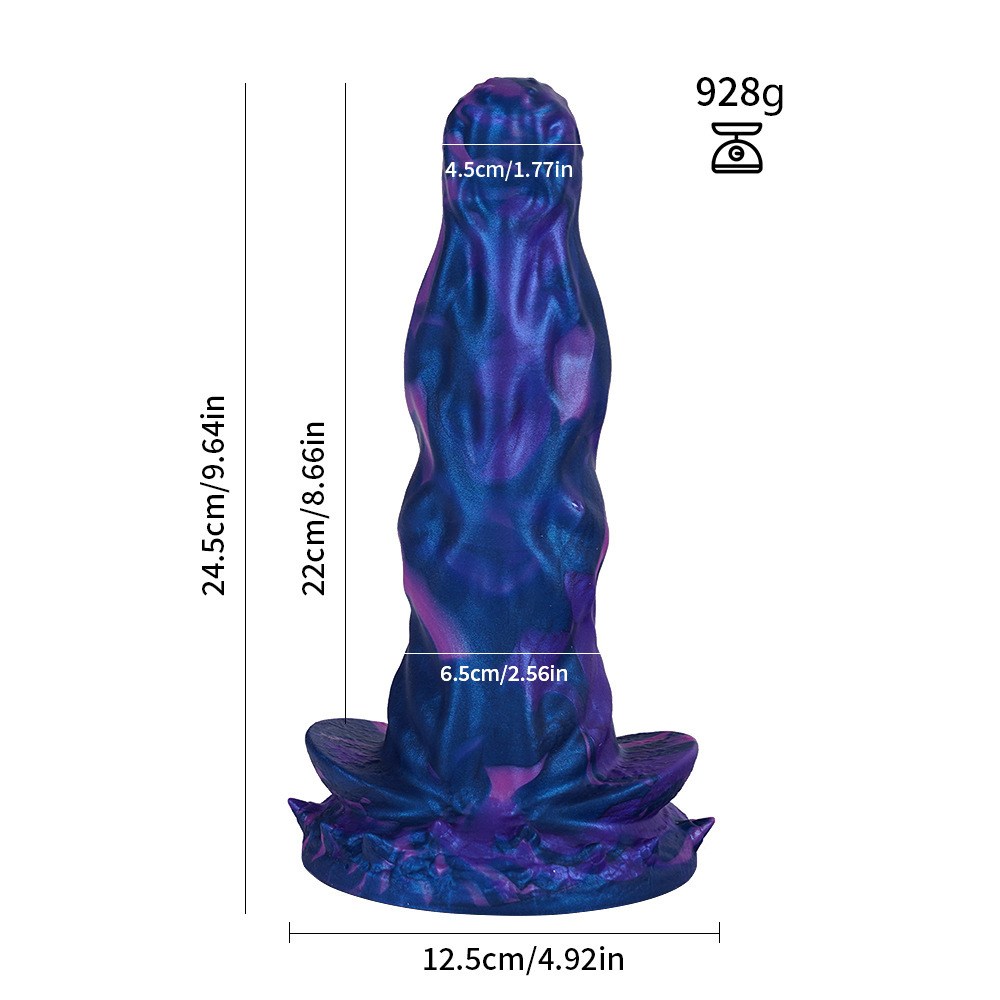 Universal for both men and women Liquid silicone Colorful Luminous Series Bald head